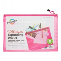 PREMTONE B4+ ULTRAMESH EXPANDING WALLET - HOT PINK