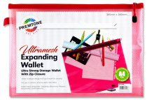 PREMTONE B4+ ULTRAMESH EXPANDING WALLET - HOT PINK