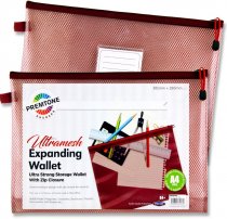 PREMTONE B4+ ULTRAMESH EXPANDING WALLET - RHUBARB