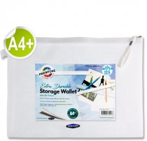 PREMTO A4+ EXTRA DURABLE STORAGE WALLET - ICE CLEAR PEARL