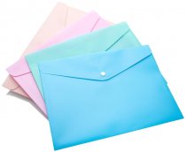 PREMTO PASTEL PKT.5 A4 BUTTON WALLET