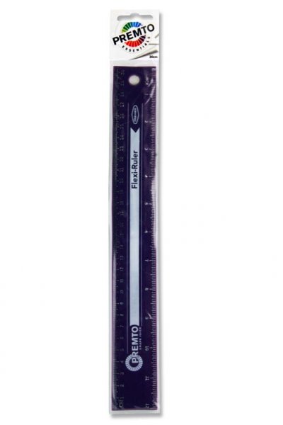 PREMTO 30cm FLEXI RULER 5 ASST