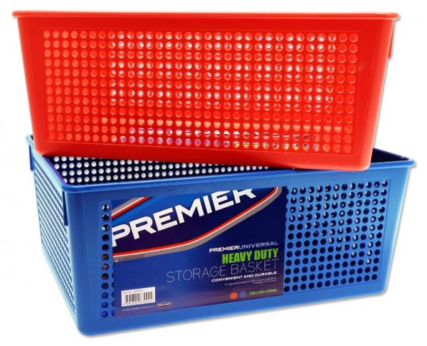 PREMIER UNIVERSAL 338x250x139mm STORAGE BASKET 2 ASST.