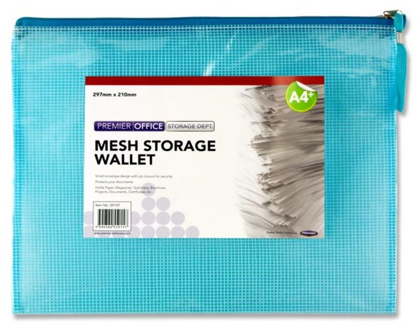 * PREMIER OFFICE A4 MESH WALLET 3 ASST.