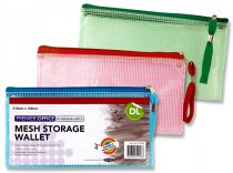 PREMIER OFFICE DL MESH WALLET 3 ASST.