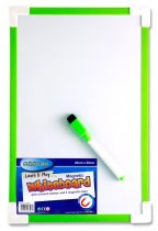 CLEVER KIDZ 20x30cm MAGNETIC WHITEBOARD 4 ASST.