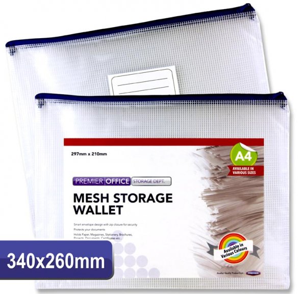 PREMIER UNIVERSAL A4 DURABLE MESH WALLET