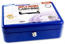 PREMIER OFFICE 10″ (250mm) METAL CASH BOX ASST.