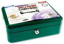 PREMIER OFFICE 10" (250mm) METAL CASH BOX ASST.