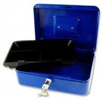 PREMIER OFFICE 10" (250mm) METAL CASH BOX ASST.