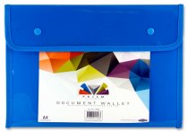 * PRISM A4 BUTTON DOCUMENT WALLET 3 ASST.