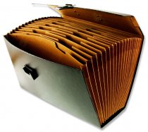 PREMIER OFFICE 19 POCKET EXPANDING FILE - BLACK