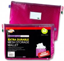 PREMIER OFFICE B4 EXTRA DURABLE MESH WALLET - PURPLE