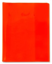 STUDENT SOLUTIONS PKT.5 PVC HEAVY DUTY COPY BOOK COVERS - 5 ASST TRANSPARENT COLOURS