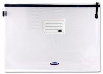 PREMTO A4 XXL ULTRAMESH EXPANDING WALLET - CLEAR PEARL