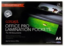 CONCEPT PKT.100 A4 OFFICE PRO LAMINATING POUCHES