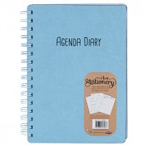 I LOVE STATIONERY A5 160pg WIRO OPEN AGENDA DIARY 2 ASST.