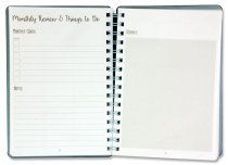 I LOVE STATIONERY A5 160pg WIRO OPEN AGENDA DIARY 2 ASST.