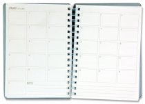 I LOVE STATIONERY A5 160pg WIRO OPEN AGENDA DIARY 2 ASST.