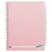 PREMTO PASTEL A4 250pg PP 5 SUBJECT WIRO PROJECT BOOK 4 ASST.