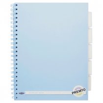 PREMTO PASTEL A4 250pg PP 5 SUBJECT WIRO PROJECT BOOK 4 ASST.