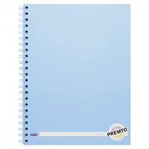 PREMTO PASTEL A4 200pg WIRO NOTEBOOK 4 ASST.