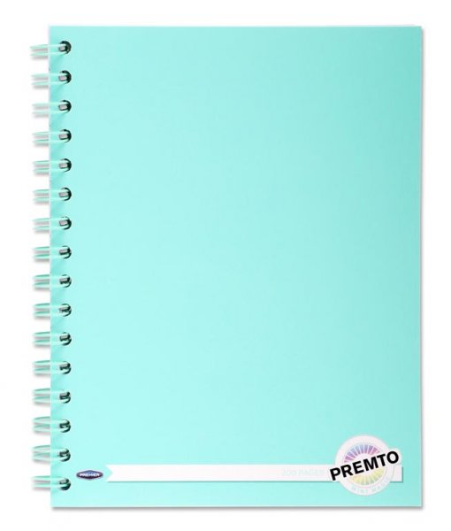 PREMTO PASTEL A5 200pg WIRO NOTEBOOK 4 ASST.