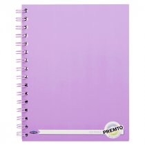 PREMTO PASTEL A5 200pg WIRO NOTEBOOK 4 ASST.