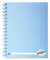 PREMTO PASTEL A5 200pg WIRO NOTEBOOK 4 ASST.