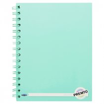PREMTO PASTEL A5 200pg WIRO NOTEBOOK 4 ASST.