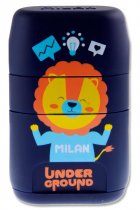 MILAN UNDERGROUND TWIN HOLE SHARPENER/ERASER 4 ASST. CDU