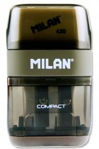 MILAN COMPACT TWIN HOLE SHARPENER/ERASER 4 ASST. CDU