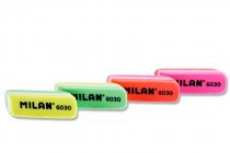 MILAN 6030 COLOURED ERASER 4 ASST. CDU