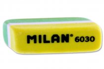 MILAN 6030 COLOURED ERASER 4 ASST. CDU