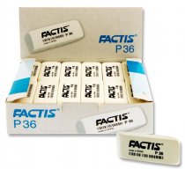 MILAN FACTIS P36 WHITE ERASER CDU