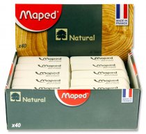 MAPED NATURAL ERASER - REGULAR CDU