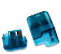MAPED DUO CONNECT TWIN HOLE SHARPER & ERASER - TRANSLUCENT 3 ASST CDU