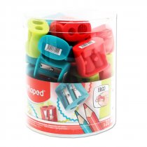 MAPED VIVO TWIN HOLE ERGO SHARPENER 3 ASST CDU