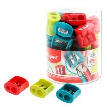 MAPED VIVO TWIN HOLE ERGO SHARPENER 3 ASST CDU