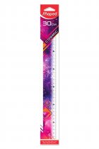MAPED 30cm RULER - COSMIC 2 ASST CDU