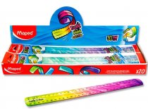 MAPED TWIST 'N' FLEX DECOR 30cm RULER 3 ASST CDU