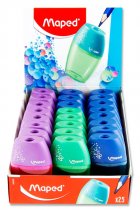 MAPED SHAKER PENCIL SHARPENER CDU 3 ASST