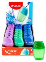 MAPED SHAKER PENCIL SHARPENER CDU 3 ASST