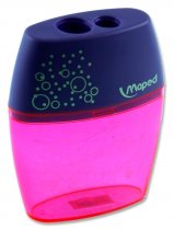 MAPED SHAKER TWIN HOLE PENCIL SHARPENER CDU 3 ASST.