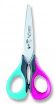 MAPED SENSOFT 13cm/5" SCISSORS CARDED - LEFT HANDED 3 ASST.