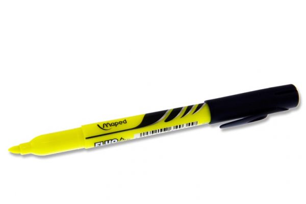 * MAPED FLUO'PEPS HIGHLIGHTER PEN - YELLOW CDU