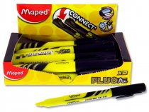 * MAPED FLUO'PEPS HIGHLIGHTER PEN - YELLOW CDU