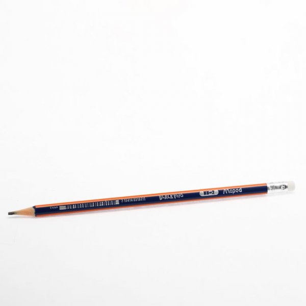 MAPED BLACK'PEPS WOOD FREE ERGO HB PENCIL W/ERASER CDU