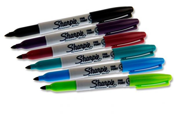 SHARPIE FINE POINT PERMANENT MARKER 6 ASST.