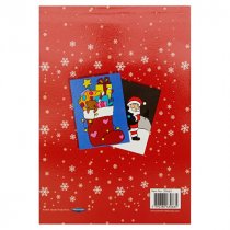 WOC A5 96pg SHOE BOX PERFORATED MY LITTLE COLOURING BOOK - CHRISTMAS